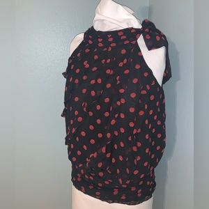 Monroe & Main Polka Dot Blouse